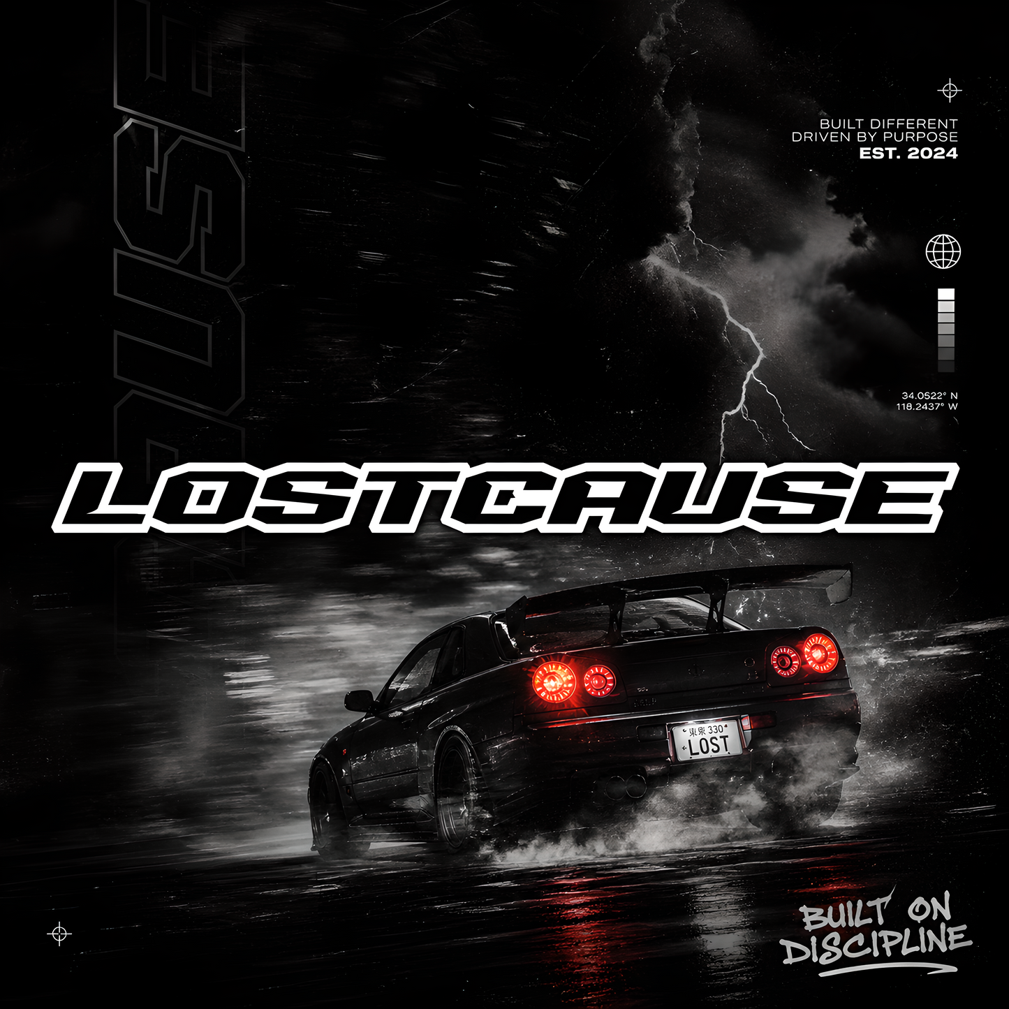 LOSTCAUSE Outline Banners