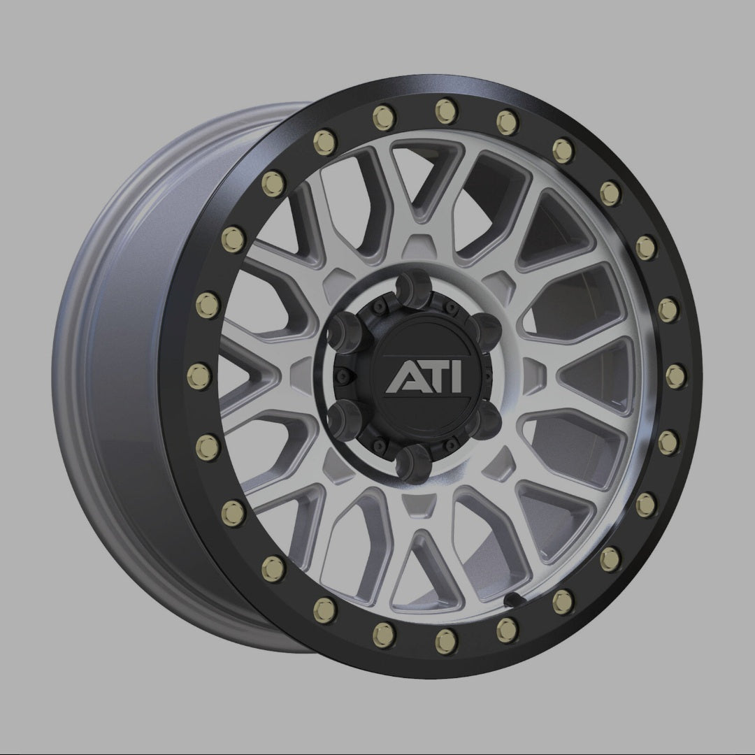 ATi AT-01 17x8.5 Hybrid Beadlock Wheel - Machined