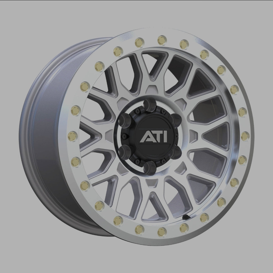 ATi AT-01 17x8.5 Hybrid Beadlock Wheel - Machined