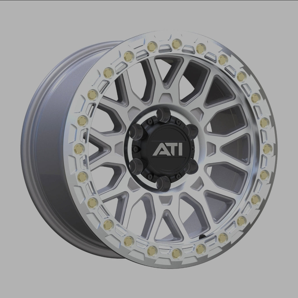 ATi AT-01 17x8.5 Hybrid Beadlock Wheel - Machined