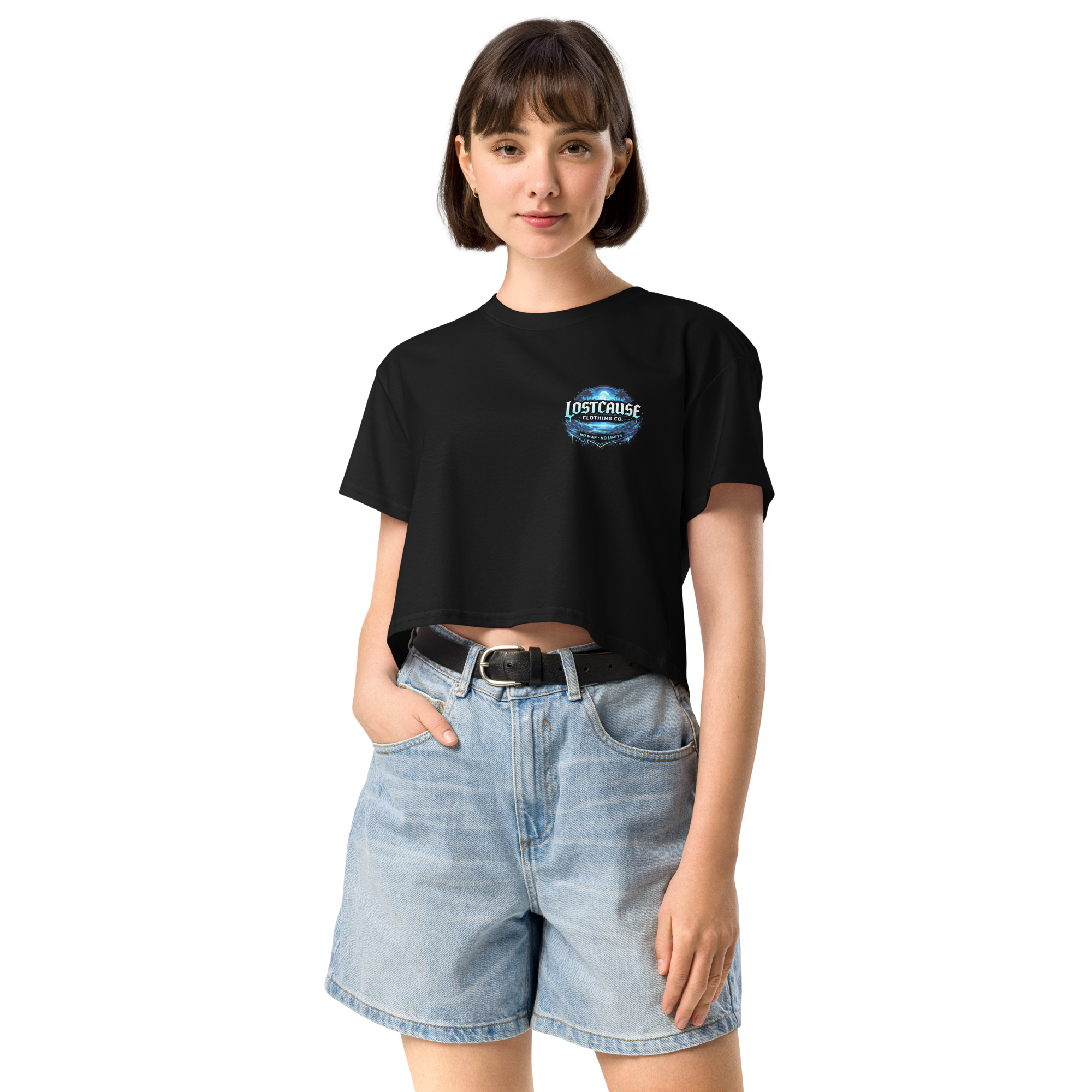 No Map No Limits Crop Tee - Preorder