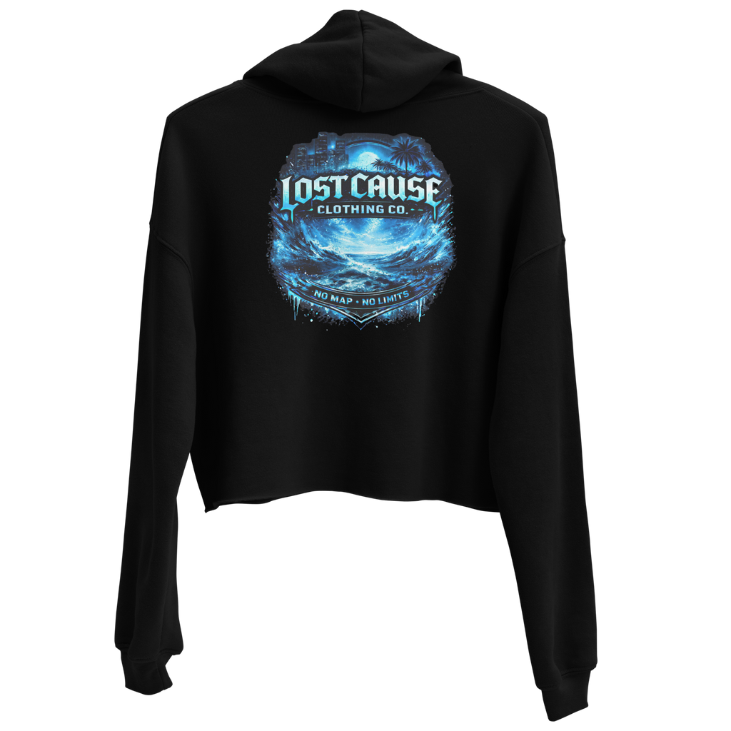 No Map No Limit Croop Hoodie - Preorder